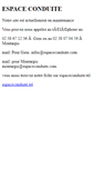 Mobile Screenshot of espaceconduite.com